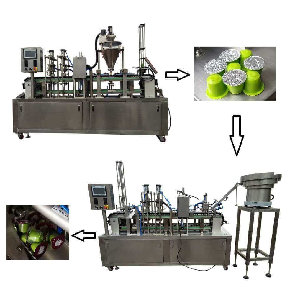 KFP-1 全自動雀巢咖啡膠囊灌裝封口機(jī)